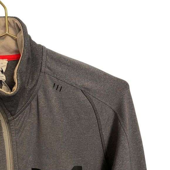 Lululemon Heather Dark Slate Men's Full Zip Training Jacket MED - Picture 2 of 6